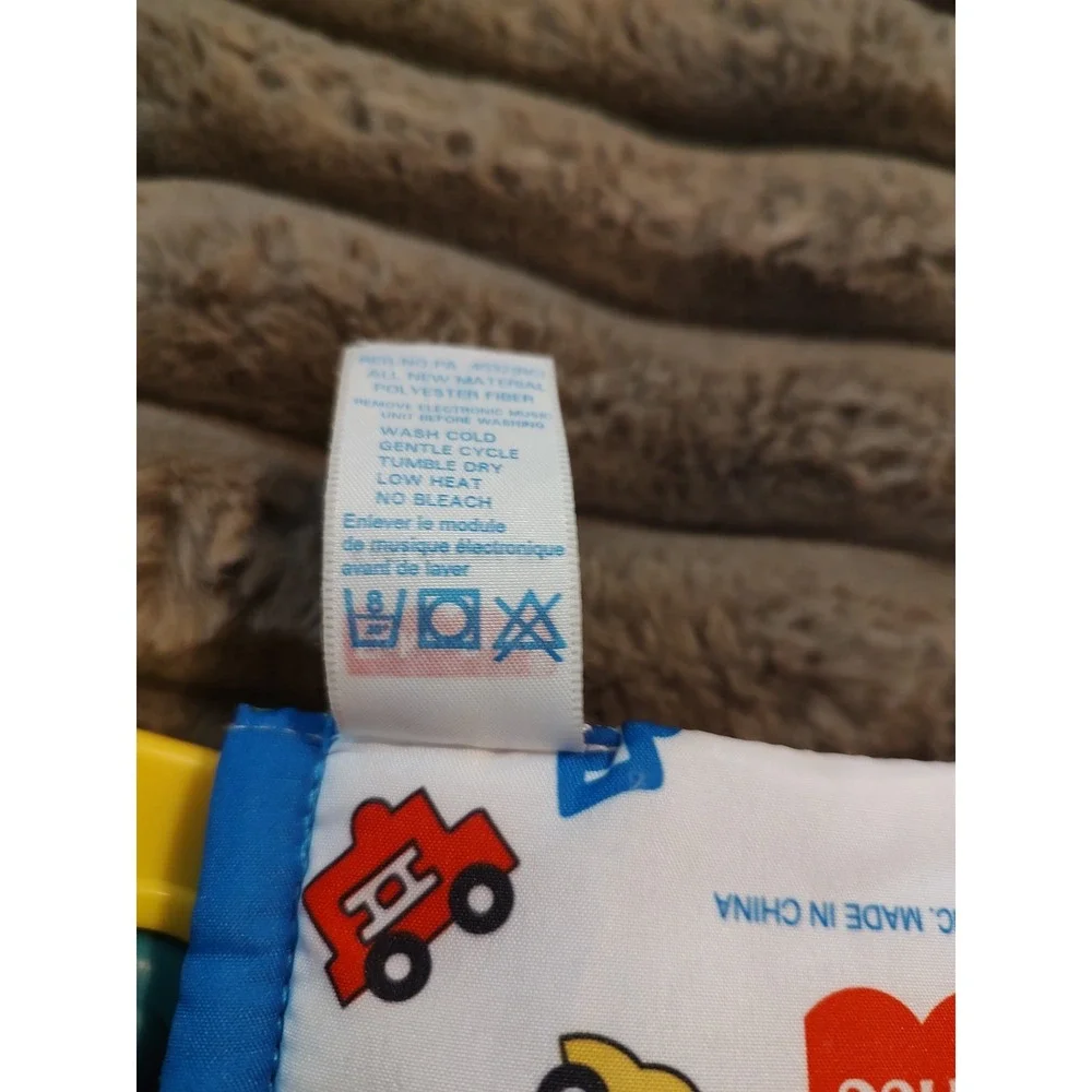 Vintage Fisher Price SoftPlay Baby Book Sounds 1994 Learning Vehicles Soft Plush